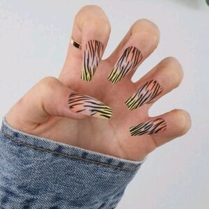 Tiger Print Press On nails